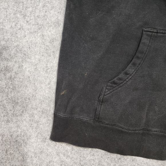 VTG Y2K Seedless Clothing Mens L Large Skate Black Distressed Pullover Hoodie - Picture 14 of 16